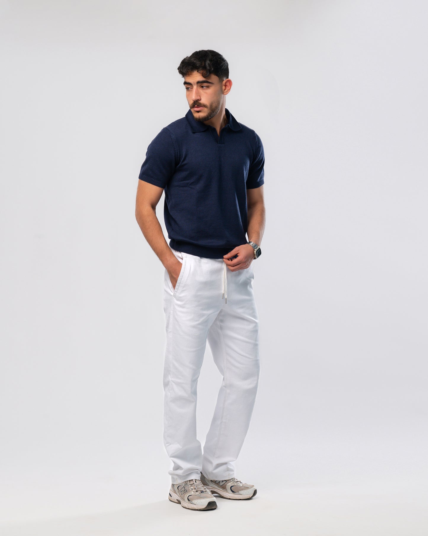 Knit Polo T-Shirt