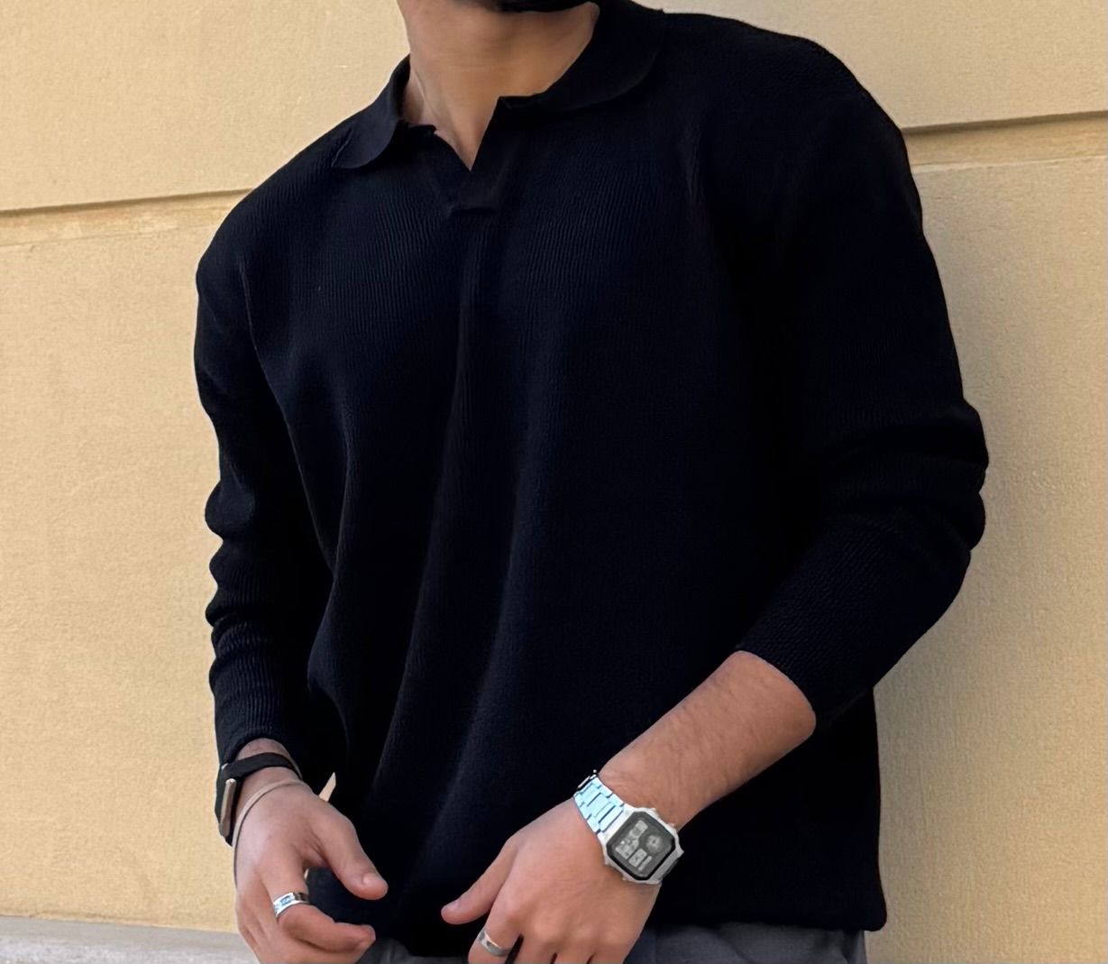 knitted Polo