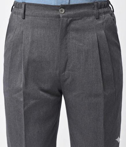 Gray tailored pants