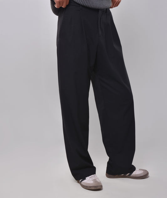 Men's Black Wide Pants