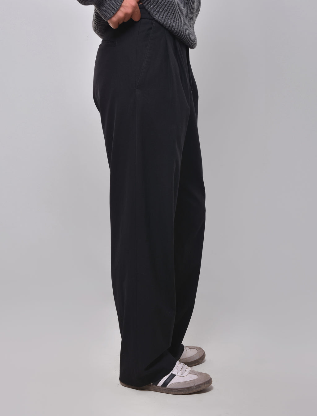 Black tailored pants