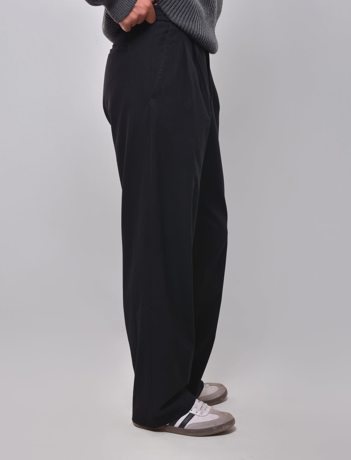Black tailored pants