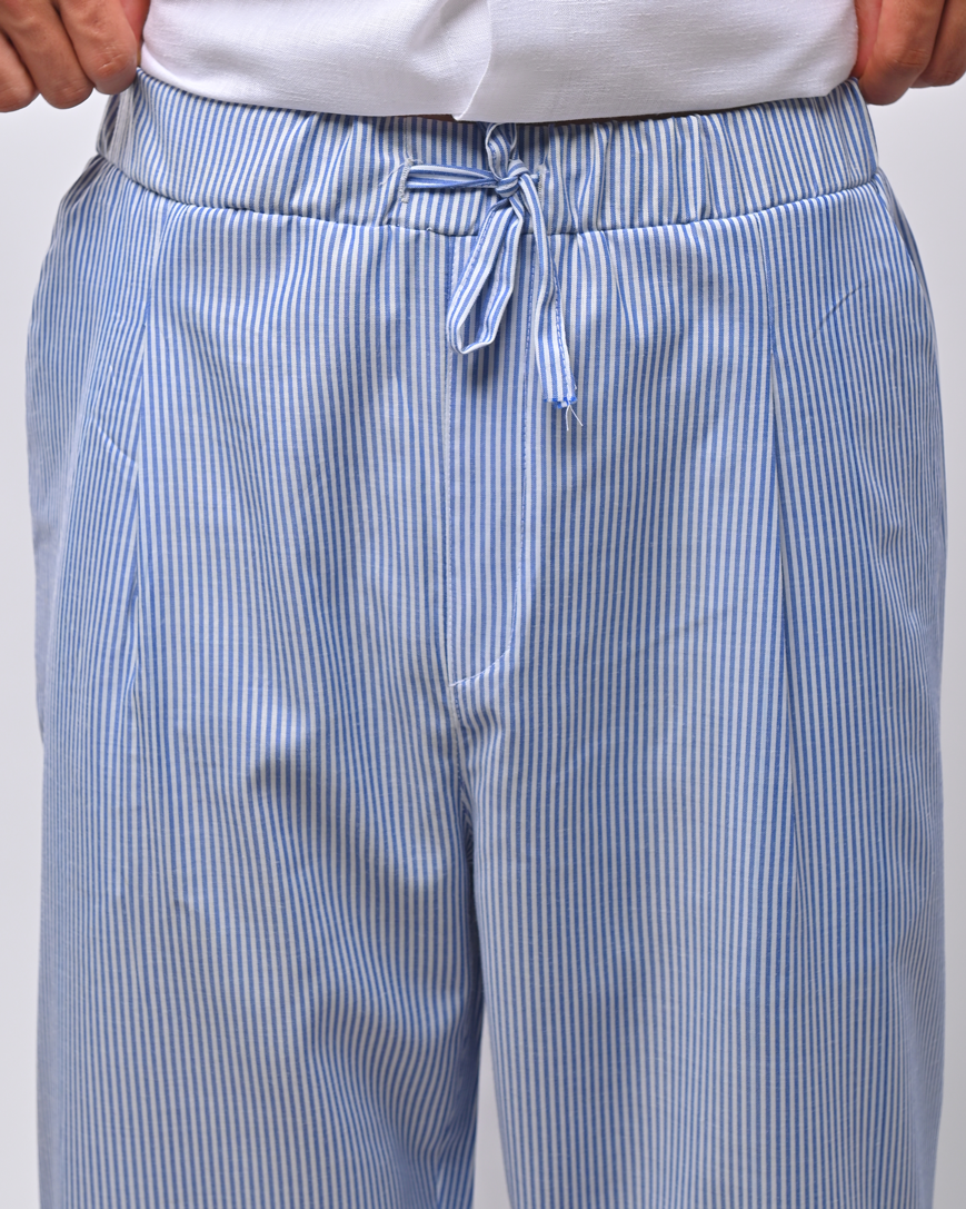 Baby Blue Striped Pants