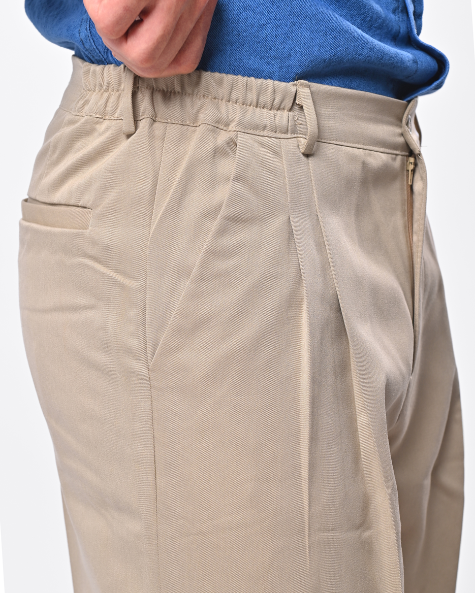 Beige tailored pants