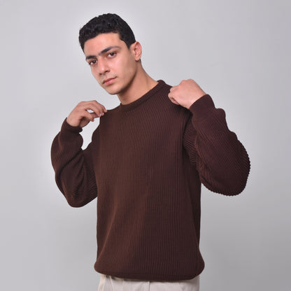 Men's Brown Pullover