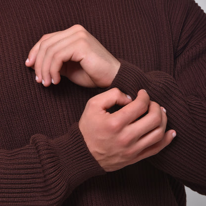 Men's Brown Pullover