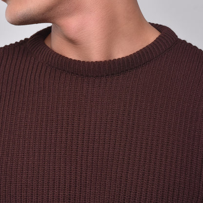 Men's Brown Pullover