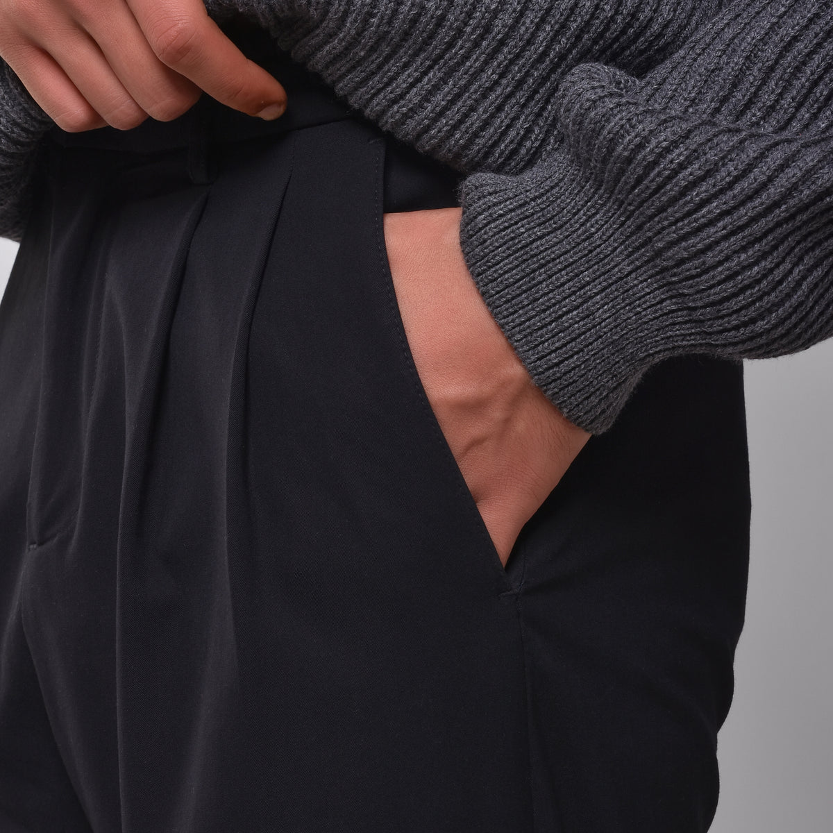 Black tailored pants