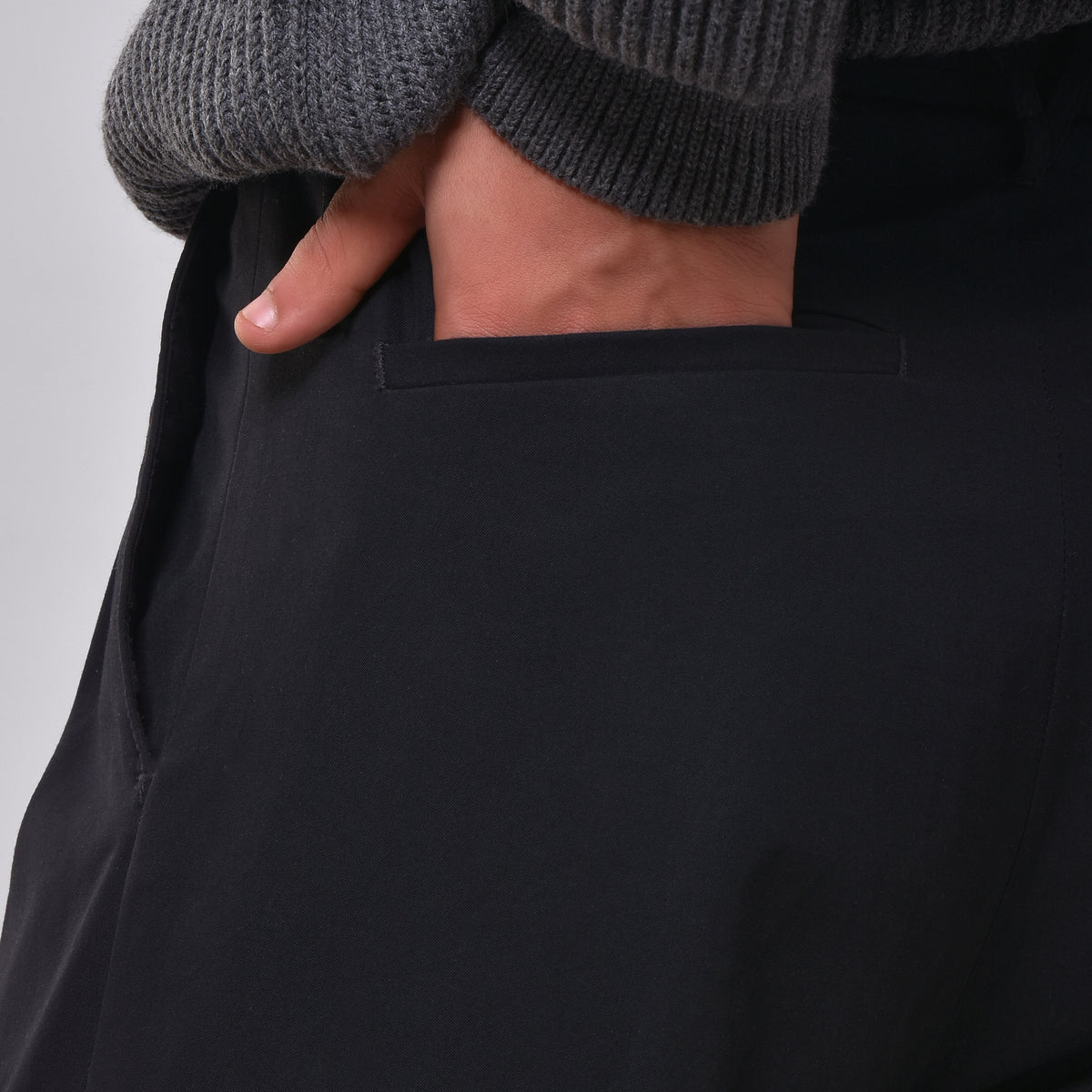 Black tailored pants