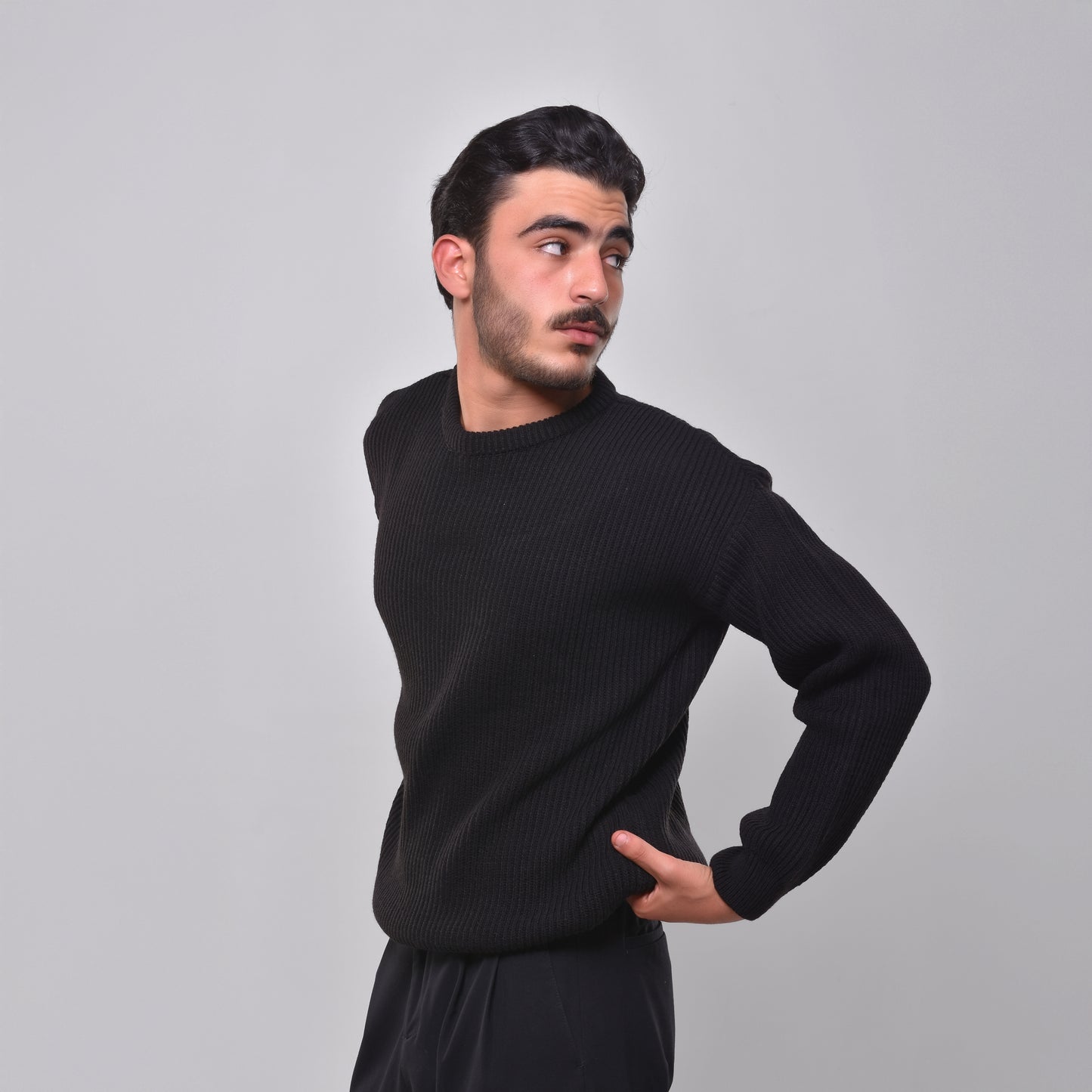 Men's Black Pullover