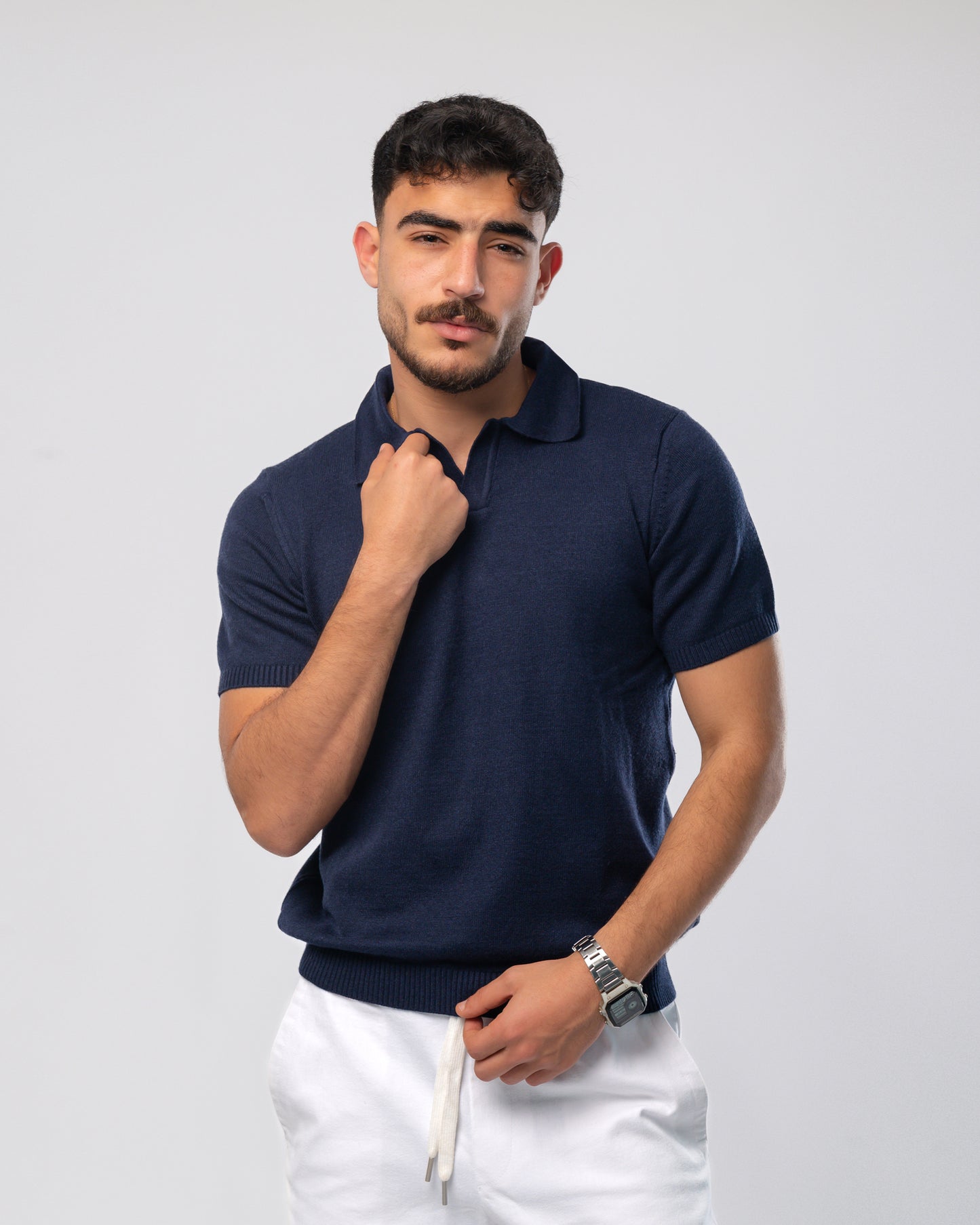 Knit Polo T-Shirt