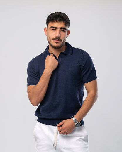 Knit Polo T-Shirt