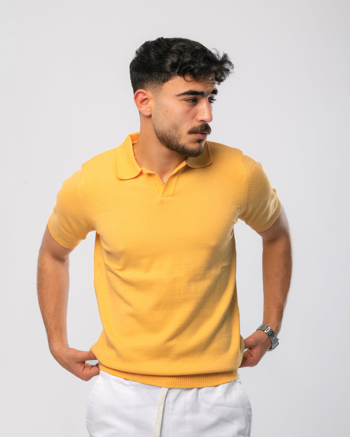 Knit Polo T-Shirt