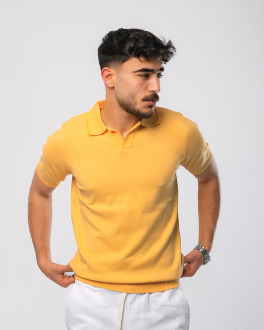 Knit Polo T-Shirt
