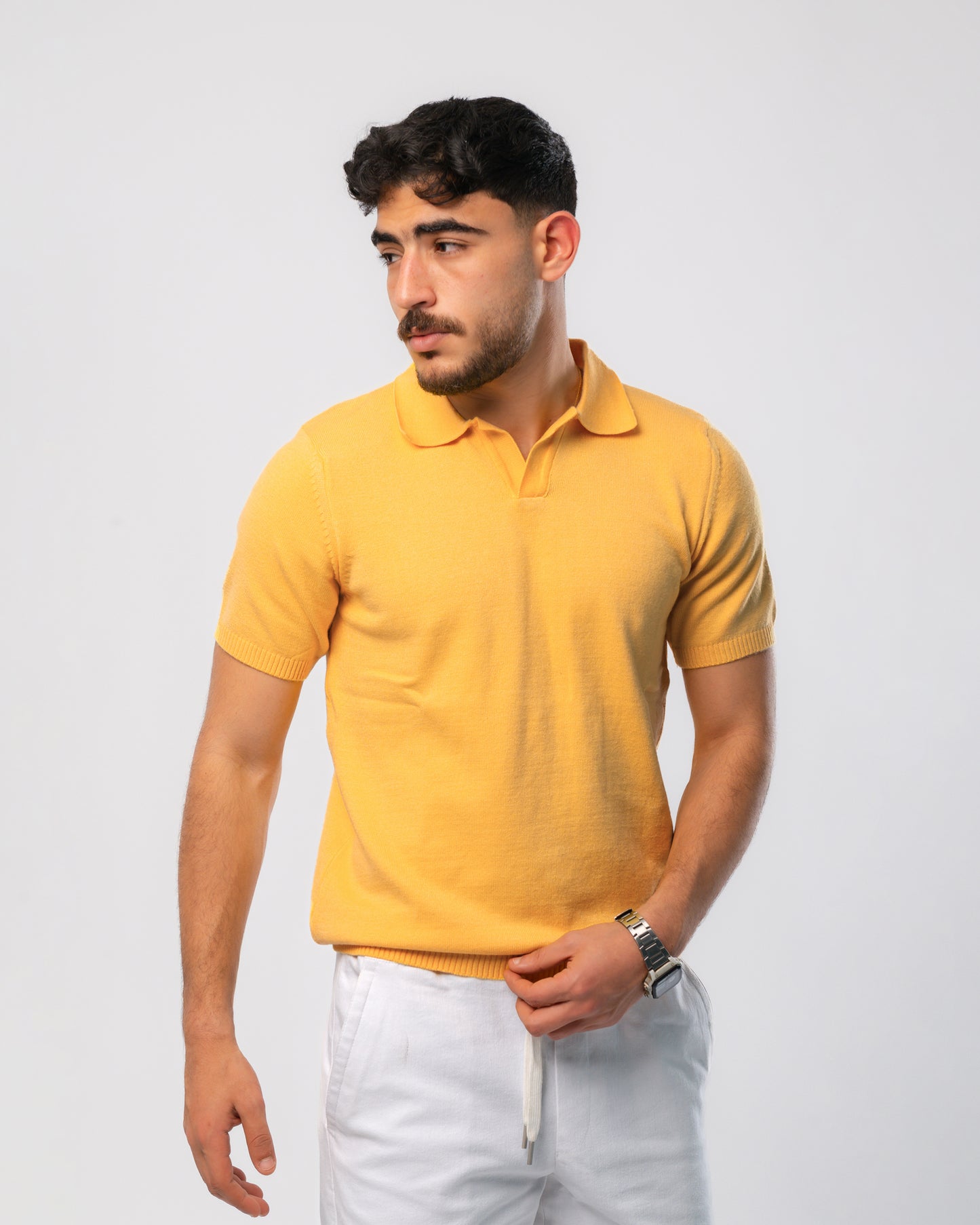 Knit Polo T-Shirt