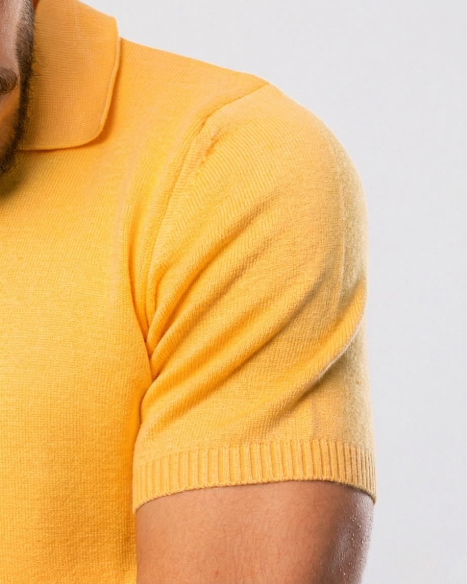 Knit Polo T-Shirt