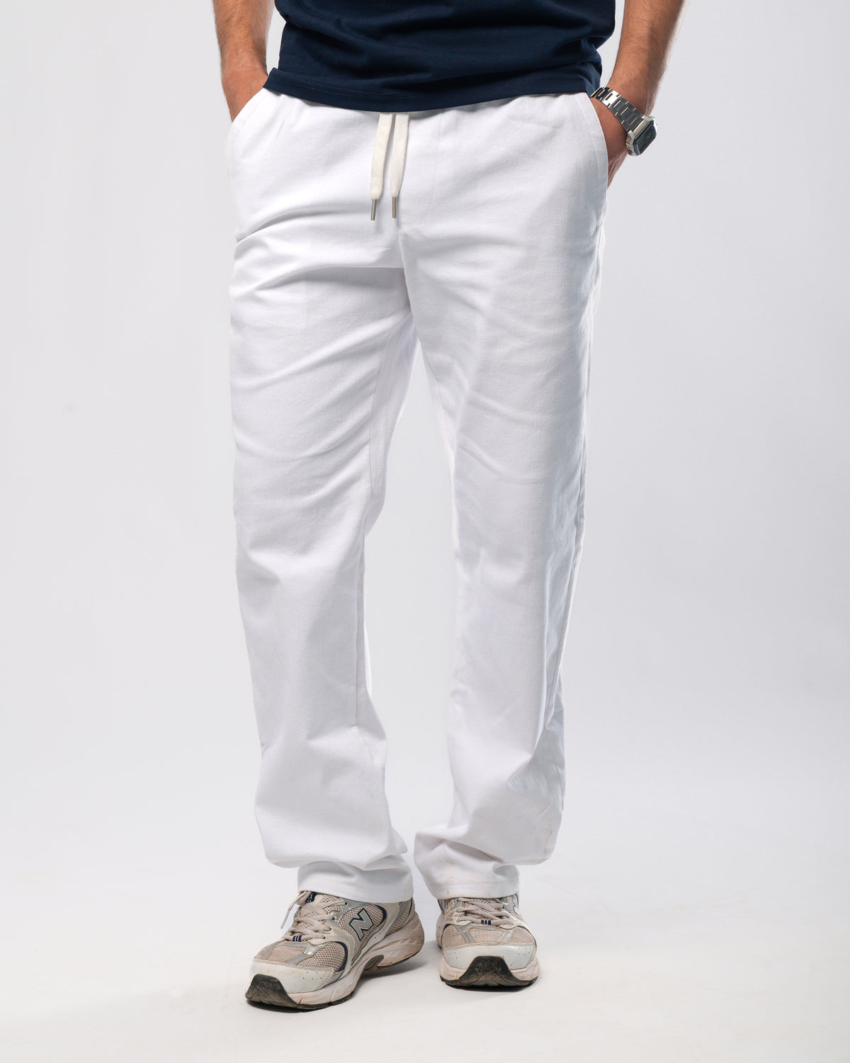 White Linen Pants