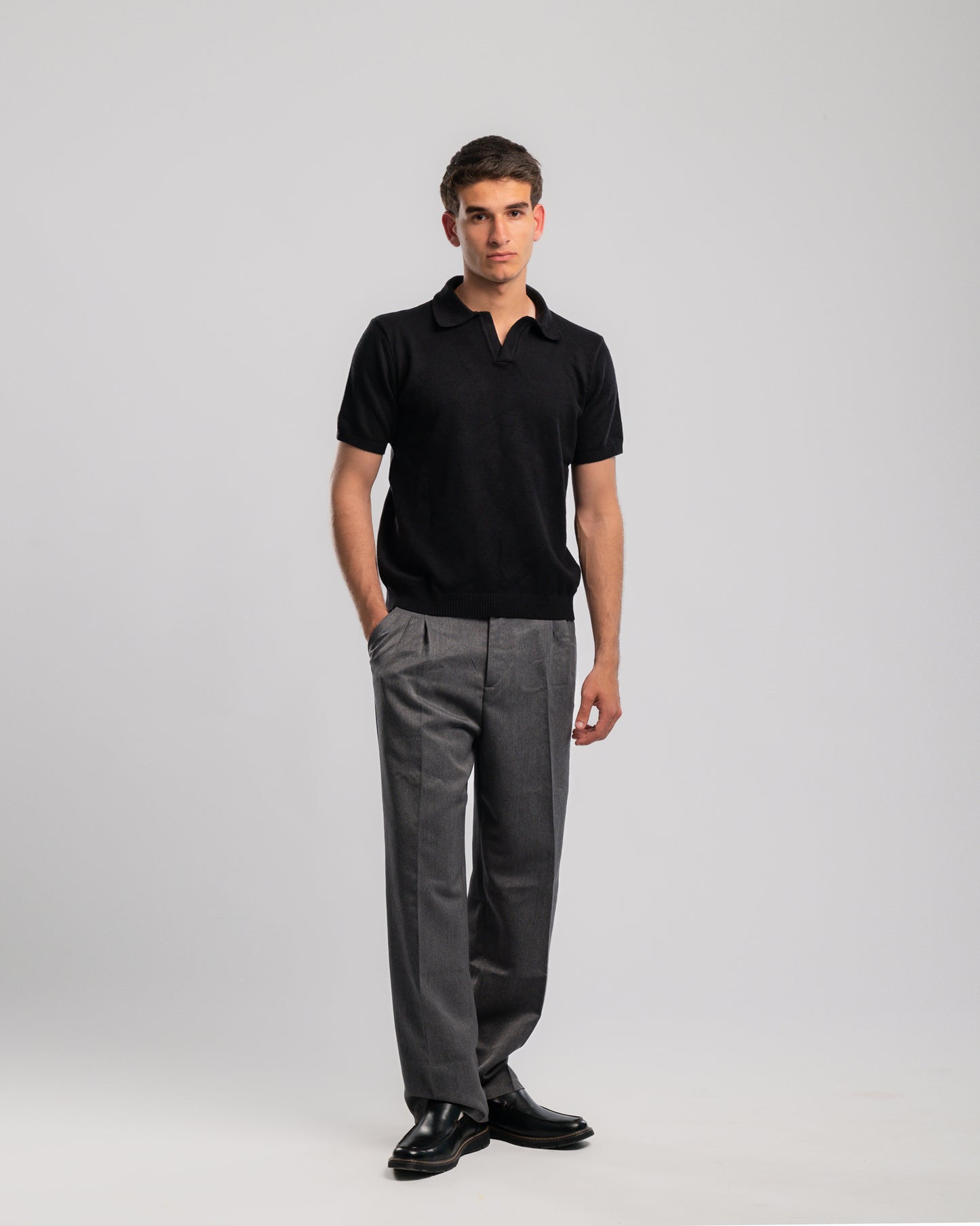 Knit Polo T-Shirt