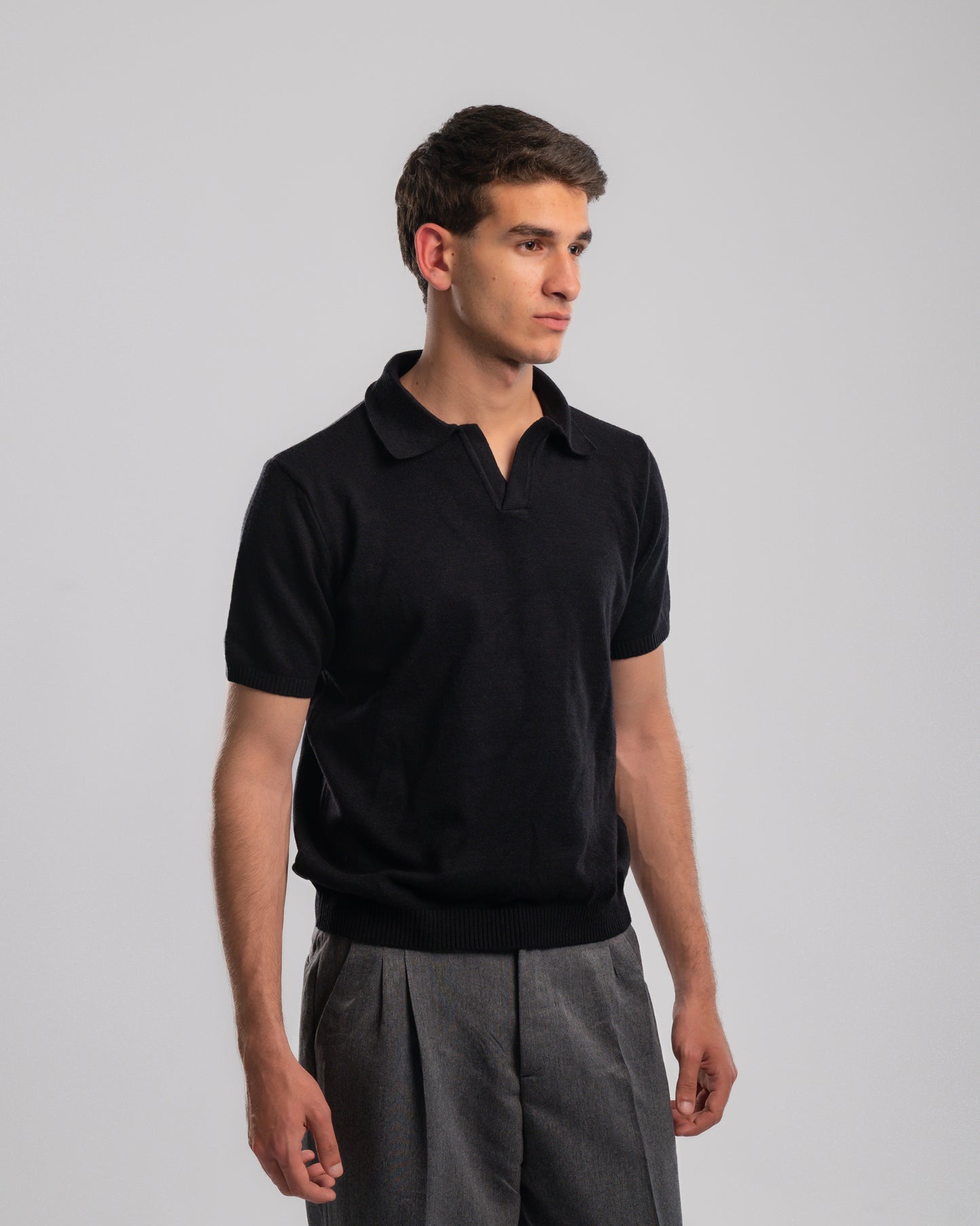 Knit Polo T-Shirt