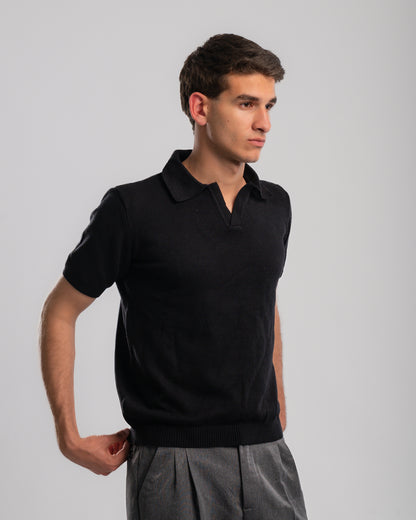 Knit Polo T-Shirt