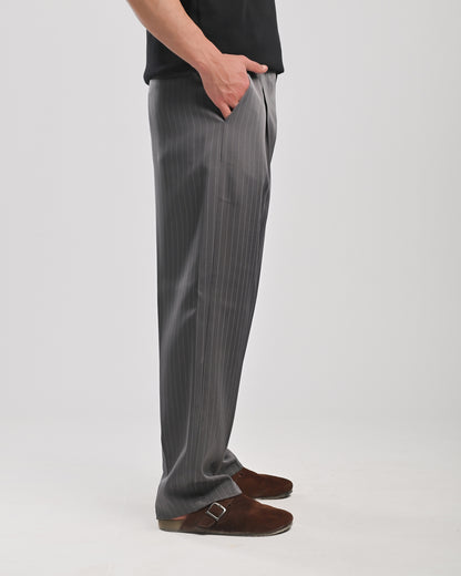 Men's Woven Striped wide leg