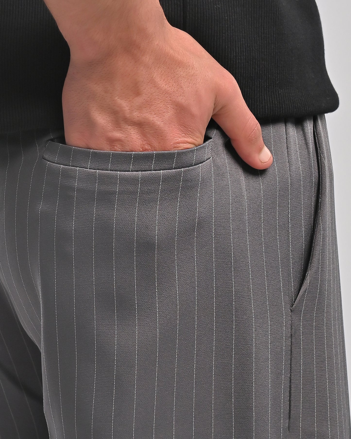 Men's Woven Striped wide leg