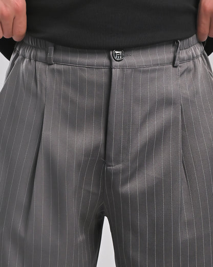 Men's Woven Striped wide leg