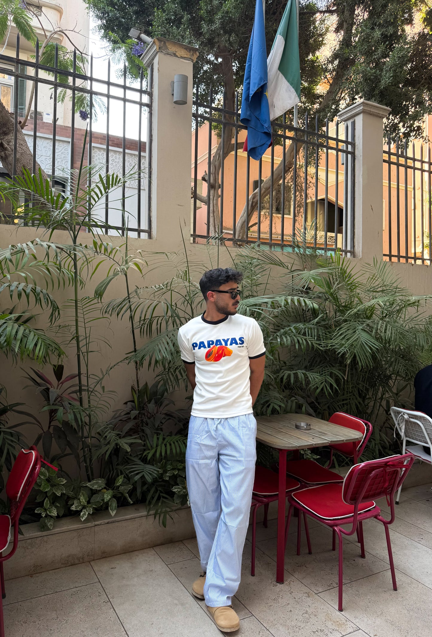 Papaya Ringer Tee