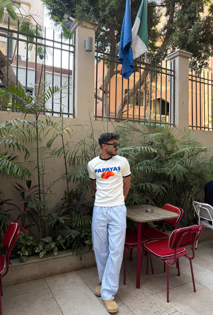 Papaya Ringer Tee